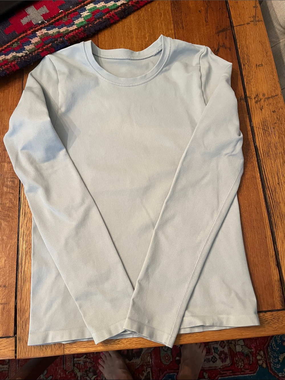 OQQ long sleeve Ribbed crew neck